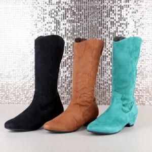 슈띠끄 수제 여성 댄스화 스웨이드 모던 라인 댄스 부츠 신발 맞춤 스포츠 WD1322