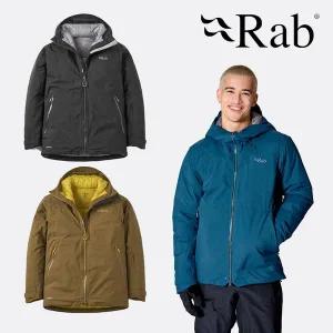 RAB 랩 옵티컬 다운 자켓 남성용 QWI-63 / 정식수입 등산 방풍 보온후드