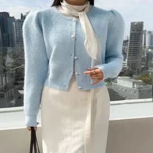 [다바걸]테즈울니트가디건