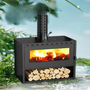 주물화목난로 장작 펠릿 화목난로 무쇠 난로 실내 불멍