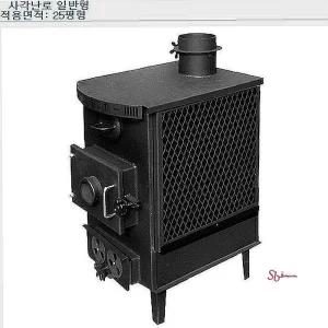 캠핑화목난로 사각 텐트 펠릿 펠렛 캠핑용 야외 동계 공장용 일반형zab508