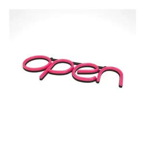 LED 영업중 네온사인 오픈 전광판 간판 5V 무선 부착형 아크릴