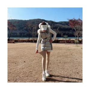 휴스토니 방한 500D 2중 기모 레깅스(무발)