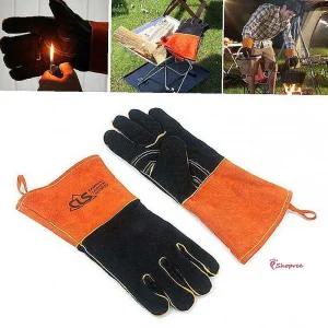 불멍난로 캠핑 캠핑용 화목 화덕 바베큐 요리 용접장갑 그릴 차박텐트 숯불cde659