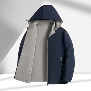 남성 재킷 봄가을 캐주얼 코트 후드 양면 상의 A31Z3T 핫픽2