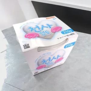 (210g) 흰색 천사점토/대용량/가벼운/학습용/촉촉한/웰빙/자유로운/재생/지점토/놀이/클레이/공예/만들기