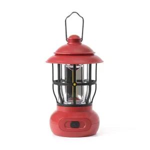 [콩심팥심]COB 레트로 감성 캠핑 랜턴 L4 레드 야외 텐트 텐트조명 텐트실내등