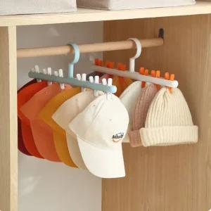 아기 모자 걸이 거치대 보관 진열대 디피 집게 고리 진열 행거 다용도 소품 정리 양말 손수건 건조 옷걸이