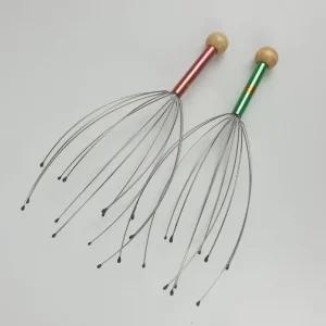 머리 자극 두피 마사지기 빗 브러쉬