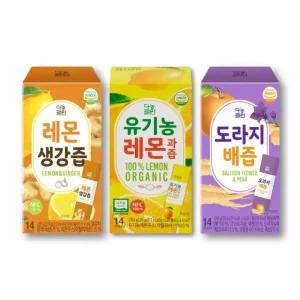 다농원 유기농 레몬과즙 100% 14T+다농원 레몬 생강즙 14T+다농원 도라지배즙 14T