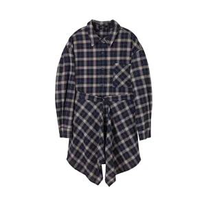 체크 블라우스 치마SET AR1EX320