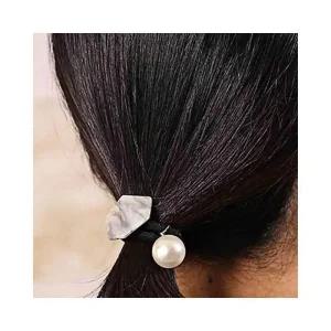 여성 헤어 루미나D 머리끈 고무줄 악세사리 진주 밴드 방울