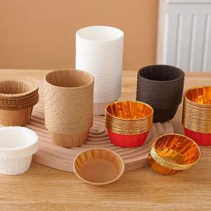 카페 일회용 머핀틀 매장용 케이크 베이킹 용기 종이컵