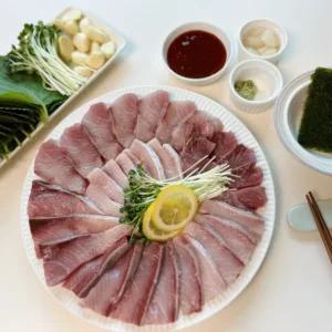 9kg급 자연산 대방어 필렛 500g + 초장