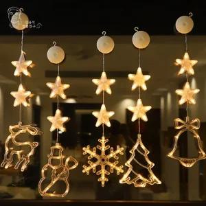 크리스마스조명 LED 창문 트리 전구 조명 무드등 창문트리 오너먼트