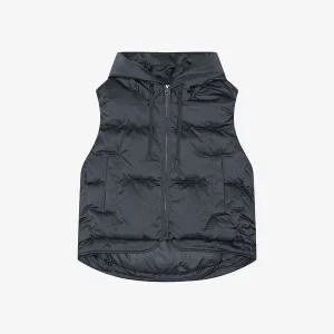 [하프클럽/]  25겨울   후드 조끼 패딩X2782BKD