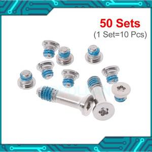맥북 에어 11 인치 13 인치 A1369 A1370 A1465 A1466 용 50 세트, 하단 커버 나사 세트 2010-2017