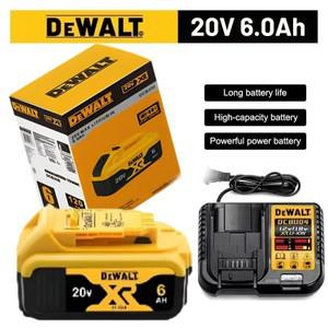 DEWALT 호환 배터리 및 충전기 세트 포장 포함  20V 6Ah DCB118 DCF892/DCD800 도구에 적합