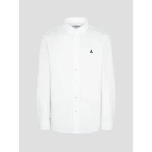 빈폴 BEANPOLE MEN 남녀공용 플레인 솔리드 셔츠 화이트 BC5864C151 380721