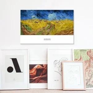 ( 출고옵션 - 35x55cm ) 고흐 명화 캔버스액자 까마귀 (WF16611)