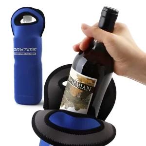 다용도 네오플렌 와인병케이스 랜케이스 수납팩 주머니 포켓 보온보냉 보온보냉백 랜백 가방 쿨러