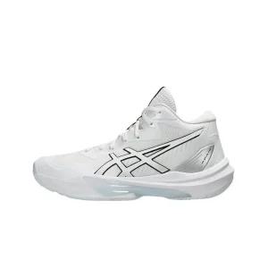 아식스 스카이 엘리트 FF MT 3 배구화 화이트 실버 1052A076-100