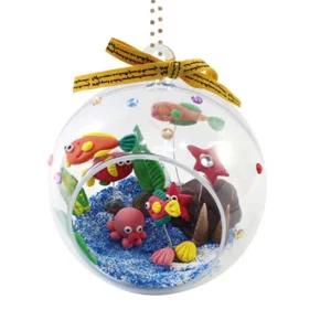 해양생물 공부 교육 교구 바다속 투명볼 어항꾸미기 아이공작 학생 만들기재료 어린이집