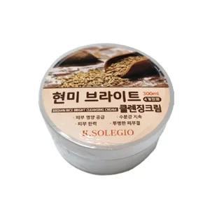 케이 솔레지오 클렌징크림 300ml 현미 크린싱 마사지 맛사지 클렌징 크렌징 로션 화장지우는 현미 오일