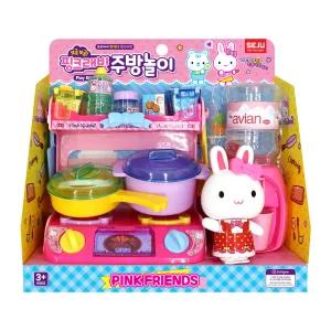 핑크래빗 주방놀이 역할놀이 장난감