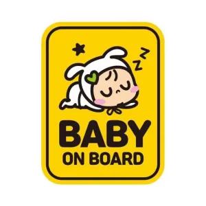 BABY ON BOARD1 자석 자동차스티커 11x14.5cm BABY ON BOARD1 반사 자석 자동차스티커 11x145cm