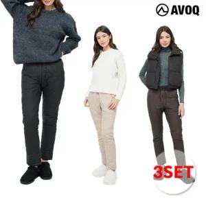 아보크 25FW 최신상 여성용 패딩팬츠 3종