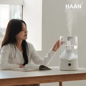 한경희 초저소음 에어미스트 무드등 대용량 5L 간편세척 리모컨형 복합식 가습기 HA-HD800HA