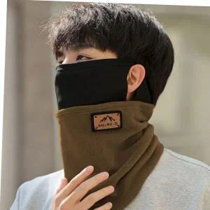 기모 마스크 이어홀 넥워머 귀고리 겨울 방한