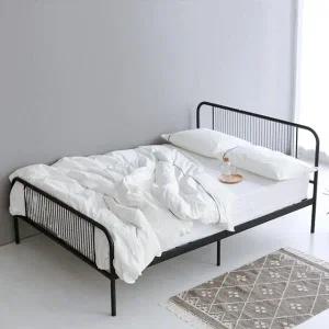 아트박스/마전동상회 철제 침대프레임 튼튼한 조립식 더블 침대