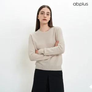 [ab.plus] 라운드넥 베이직 니트 (LSA1MW34A)