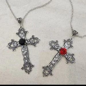 [콩심팥심]빈티지 십자가 액세서리 엔틱 큐빅 목걸이 패션