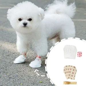 [골드스마일]일회용 강아지 신발 20매 애견 양말