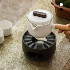 [골드스마일]차 포트워머 도자기 보온차 받침