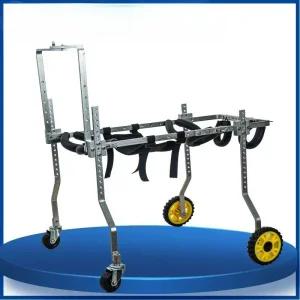 애견 강아지 4륜 애견휠체어 보더 보행기 중형견 애견유모차 배변 산책 개모차 야외 트롤리