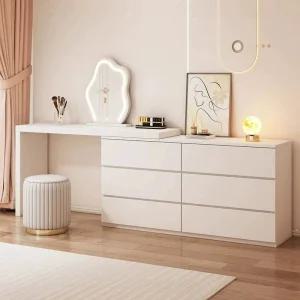 ㄱ자 화장대 수납장 기역자 모서리 침실 틈새 서랍 확장형 수납 서랍장 기억자 조립식 공간활