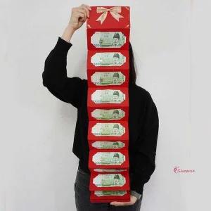 고급 특별한 이벤트 어버이날 용돈 선물 병풍 봉투 생일 부모님 지폐 고급용 반전 돈병풍 칠순 상자 생신de