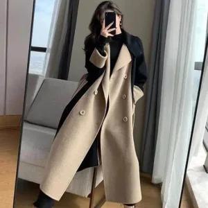 온나핏 모직코트 출근코트 코트 코트 겨울롱코트 겨울