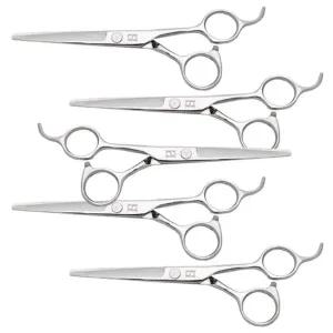 [골드스마일]애견 미용 가위 긴털 셀프 컷팅 도구 강아지 미용용 5P