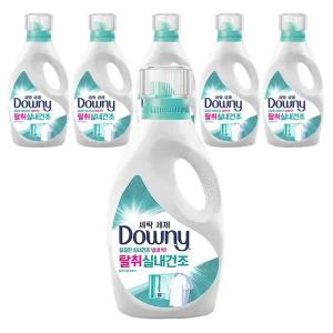 다우니 실내건조 프리미엄 세탁세제 액체형 1Lx5개입 본품