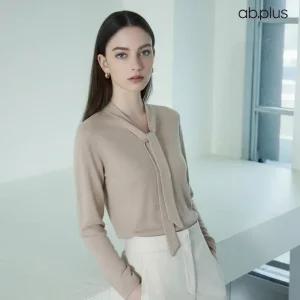 [ab.plus] 타이 브이넥 니트 (LSZ4MW43A)