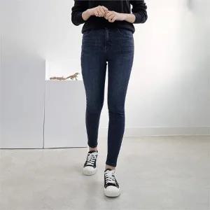 빅사이즈 111 필수기모블루스키니 DCAG047