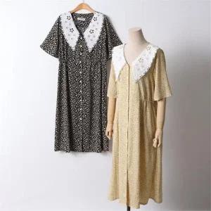 빅사이즈 106 플라워레이스넥원피스 DYPD594