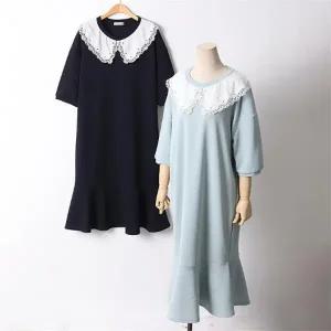 빅사이즈 106 메이레이스넥롱원피스 DOLD514