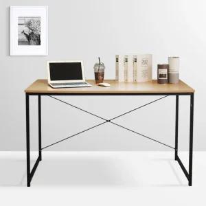 우드기본책상 다용도 고등중학생 조립식 서재거실 공부방 1인 테이블 철제공부 대형넓은