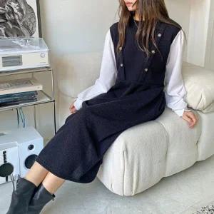 빅사이즈 311 더블절개라인골지원피스 DGOQ142